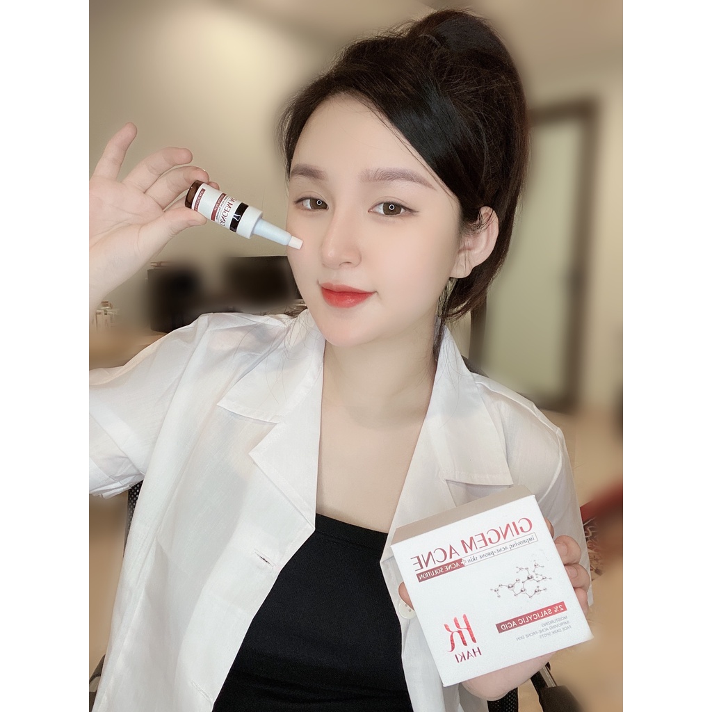 Gingem Haki  Mụn, Sáng Da