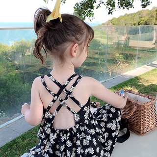 Đầm voan phong cách Hàn Quốc cho bé gái