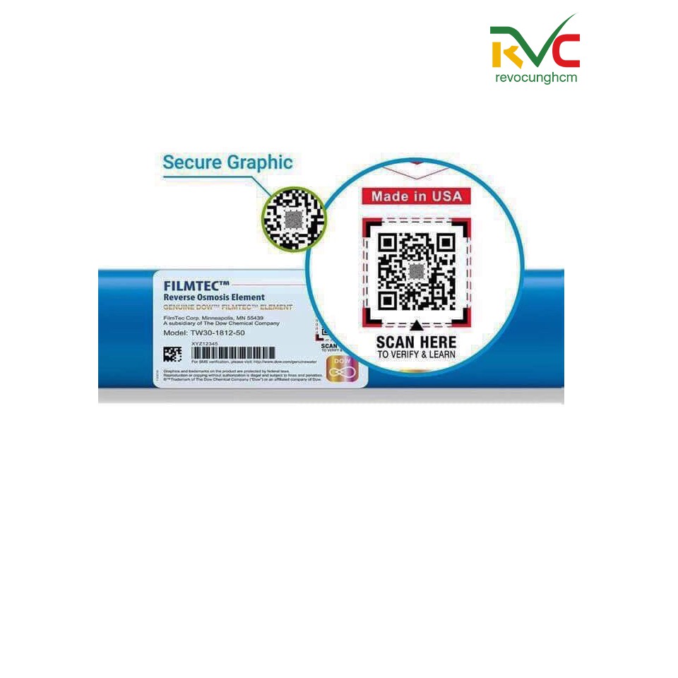 Lõi lọc nước số 4 màng RO DOW FILMTEC USA | BigBuy360 - bigbuy360.vn