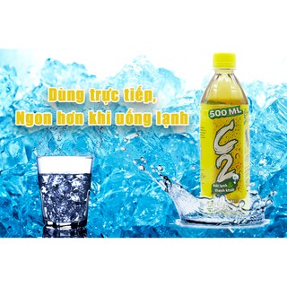 Thùng 24 Chai C2 455ml các vị (24 chai x 455ml)