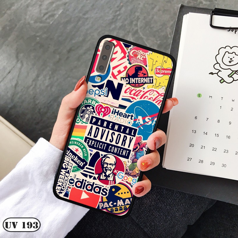Ốp lưng nhám Samsung Galaxy A7 2018 in hình