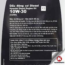 Dầu nhớt Động Cơ Diesel Hyundai Engine Oil 10w30