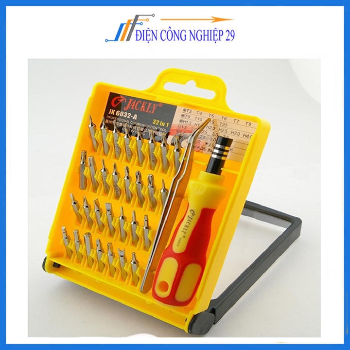 Bộ Tô Vít 32 Đầu Screw ( Tặng 1 Kẹp Linh Kiện Cong )