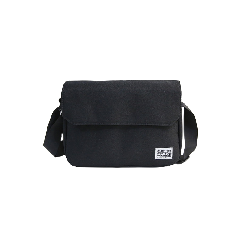 Túi Đeo Chéo Ngực Hình Vuông Nhỏ Màu Trơn Đơn Giản Phong Cách Đường Phố Nhật Bản / Đen / Xám / Xanh Lá Đậm Phong Cách Hàn Quốc Cho Nam Và Nữ