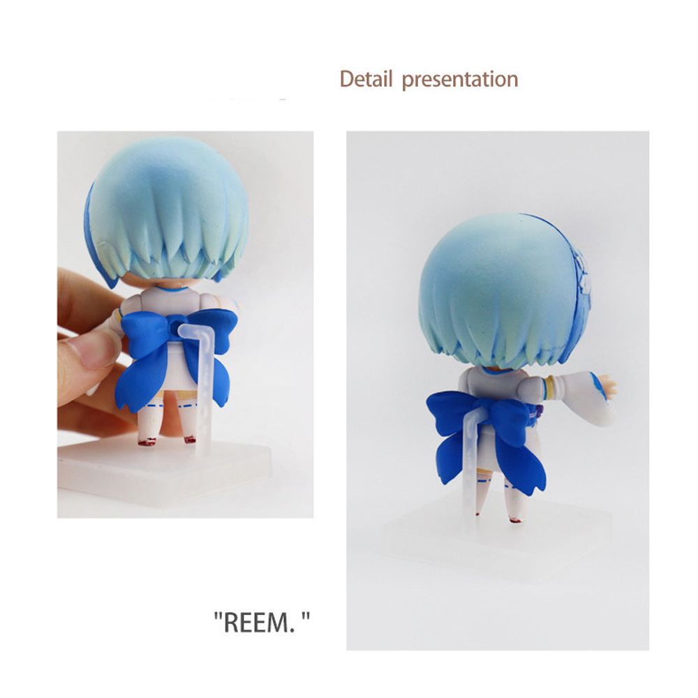 Đồ chơi mô hình nhân vật hoạt hình Re:Life In A Different World From Zero phiên bản Q PVC nhiều màu sắc cho bé 9.5cm