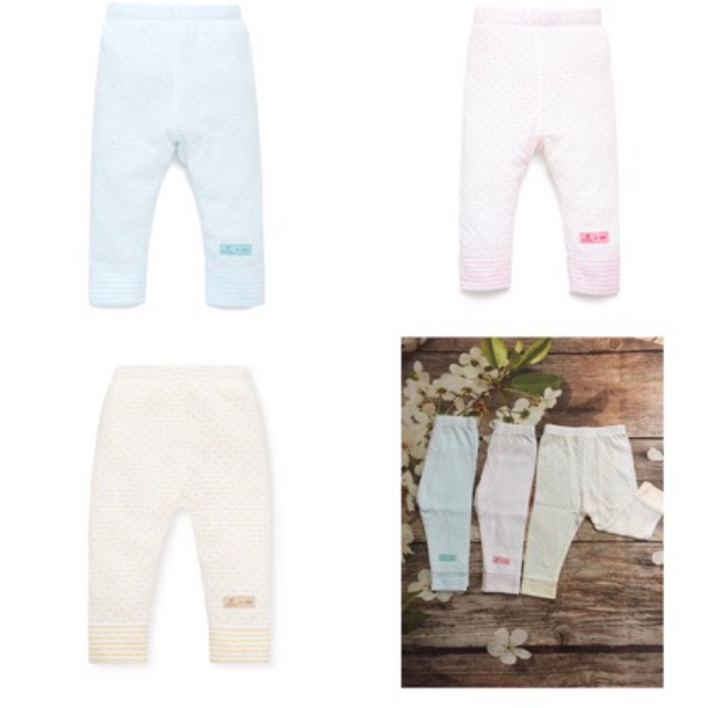 Quần dài bé trai/gái Lullaby cotton 2 lớp BST đông