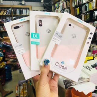 Ốp Totu trong suốt lưng kính chống ố Iphone 7 8 7plus 8 plus X XS MAX