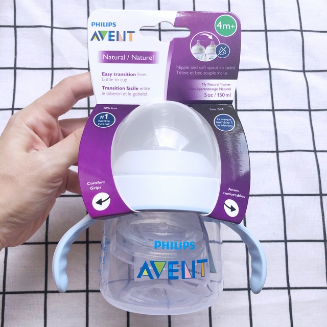 Bình tập uống 2 -in-1 Philips Avent cho bé 4M+ 150ml