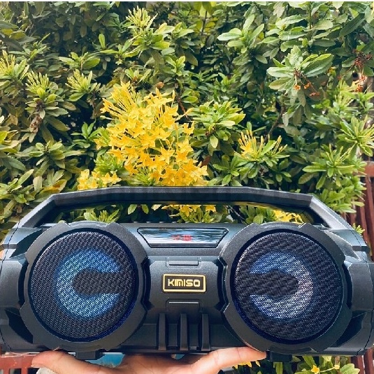Loa Bluetooth Kimiso MK S1 - Loa Bluetooth Karaoke Tặng Kèm Mic Có Đèn Led Sống Động Bass Cực Khỏe - Bảo Hành 12 Tháng