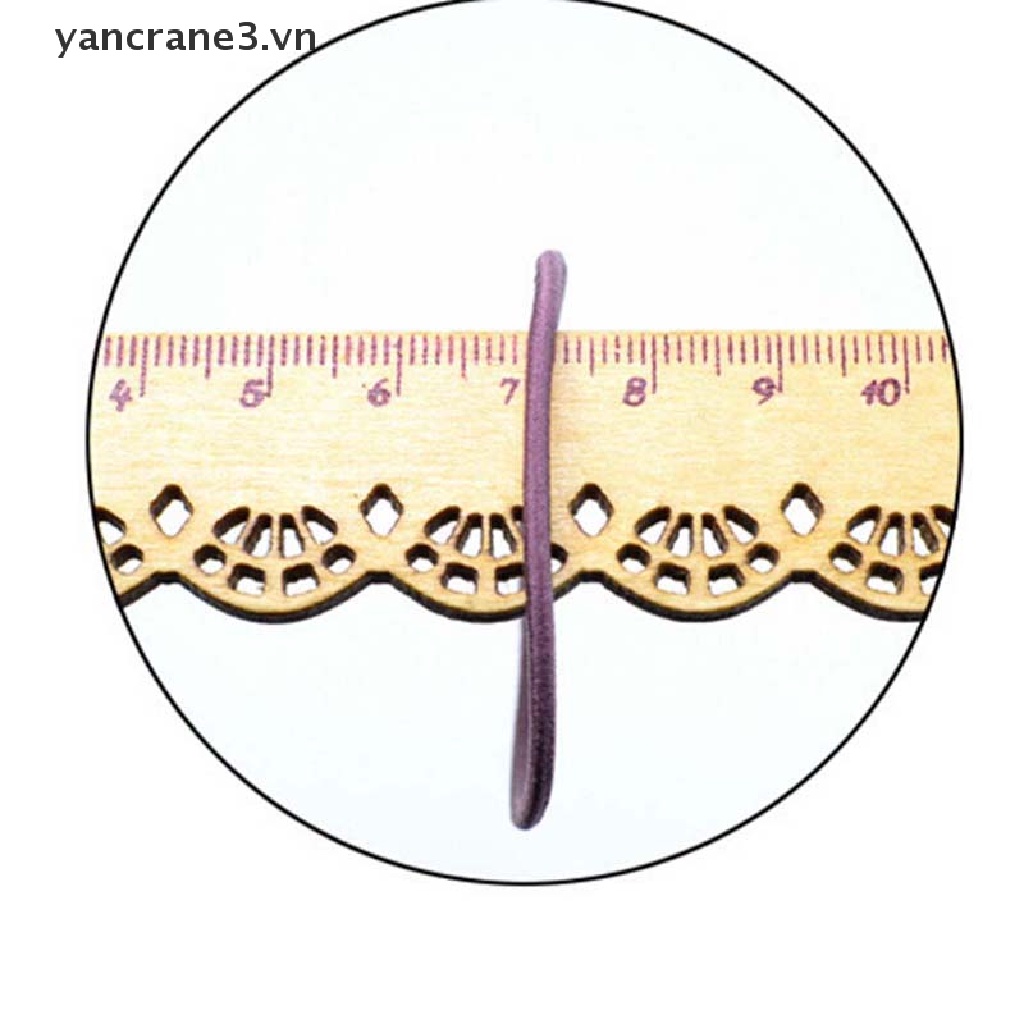 Set 100 Dây Cột Tóc Co Giãn Thời Trang Cho Bé Gái yancrane3.vn