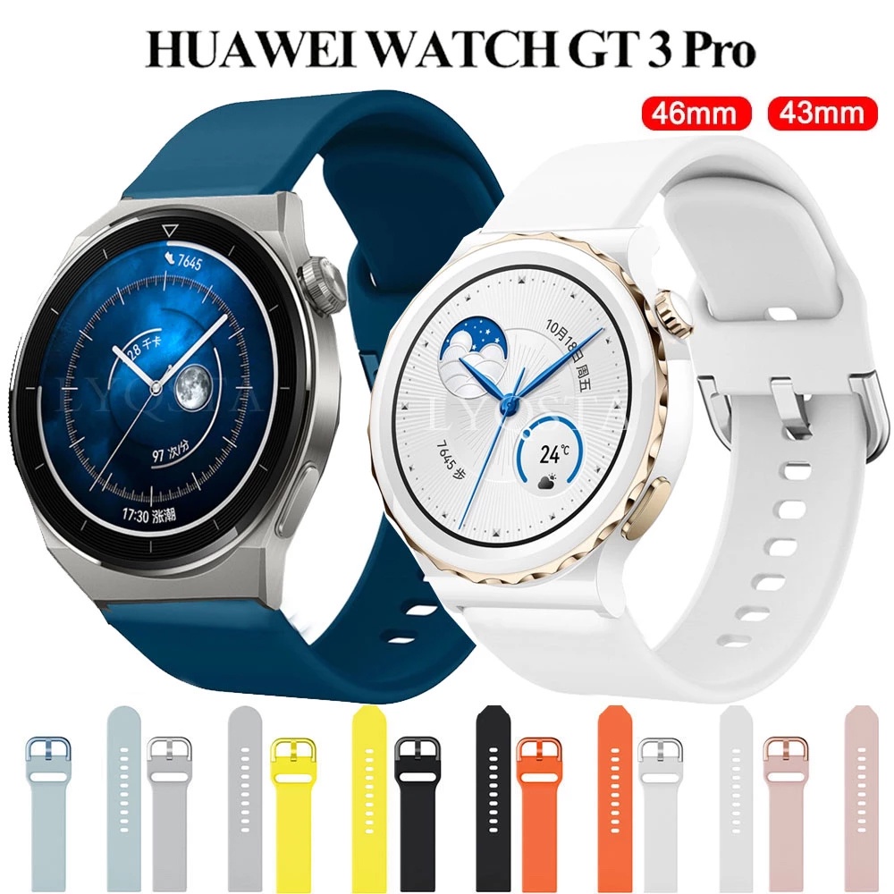 Dây đeo Silicon nhiều màu Huawei Watch GT 3 PRO/GT 3/GT2 PRO/GT RUNER