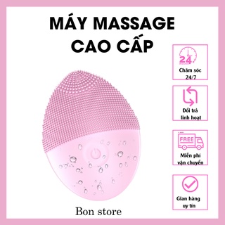 Máy rửa mặt massage da mặt silicon ipx7/máy rửa mặt loại bỏ bụi bẩn làm sạch da làm sạch lỗ chân lông/bon store7788