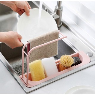 Kệ co giãn gác bồn rửa bát đa năng