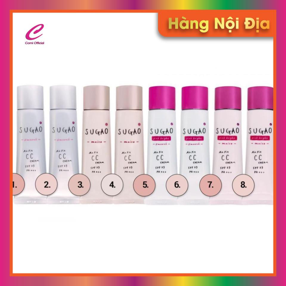 [Nội Địa Nhật] Kem Nền CC Sugao SPF 23, DD Sugao SPF 50, Phấn Phủ Sugao Rohto Nhật Bản