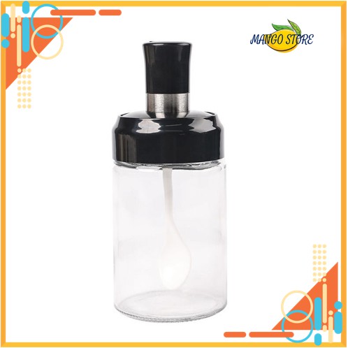 LỌ ĐỰNG GIA VỊ THỦY TINH CAO CẤP CÓ MUỖNG, Mật ONG, QUẾT DẦU ĂN( tặng kèm hộp) | BigBuy360 - bigbuy360.vn