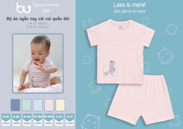 Bộ bu cài vai thêu rùa cho bé