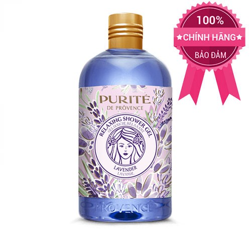 Sữa tắm Purité by Provence Thư Giãn Tinh Dầu Thơm Oải Hương 500ml