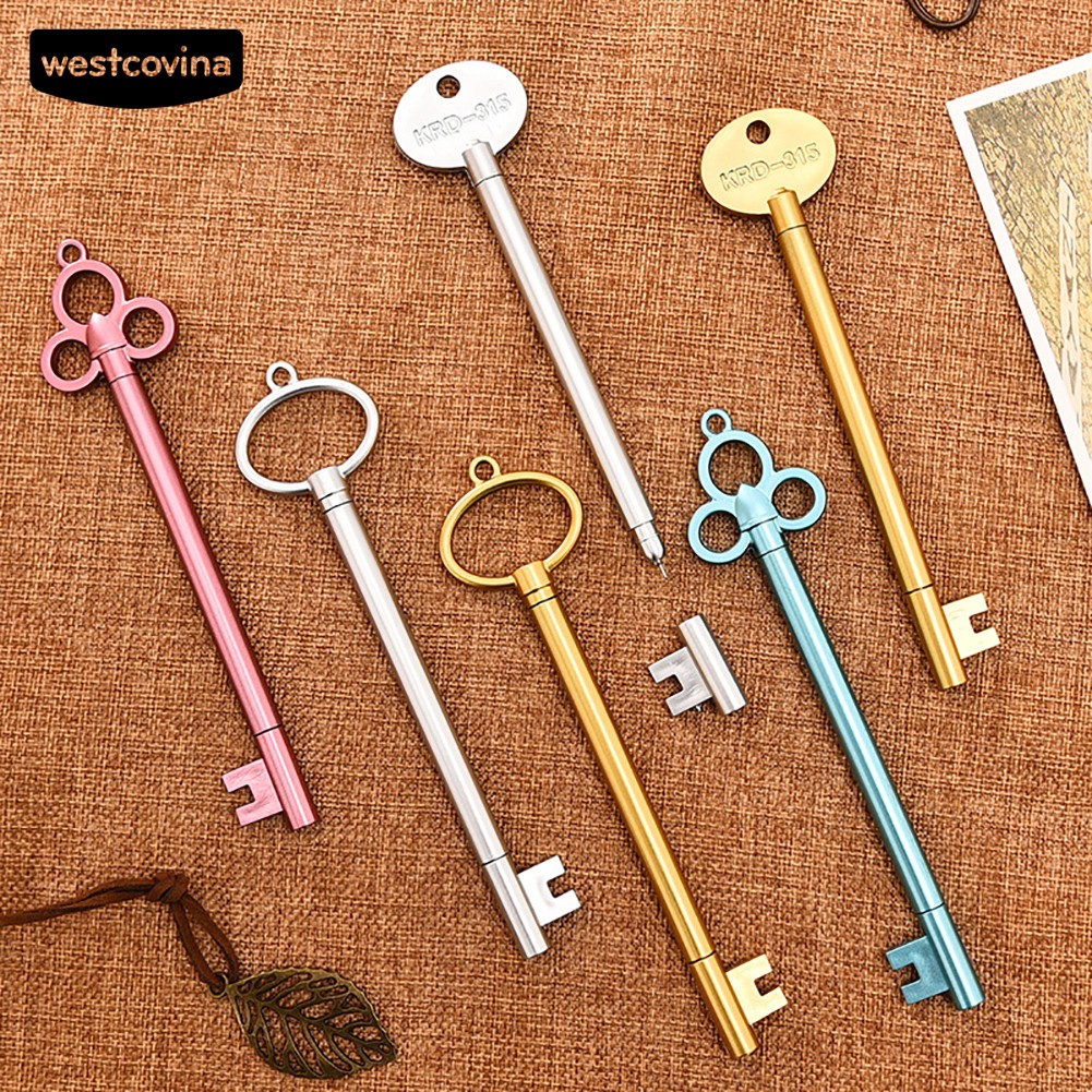 Bút Mực Gel Cỡ Ngòi 0.5mm Tạo Hình Chìa Khóa Sáng Tạo