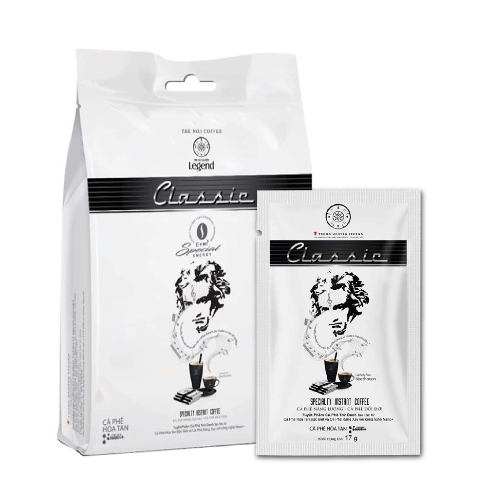 (Classic - B24) Cà Phê Hòa Tan Trung Nguyên Legend Bịch 24 Gói x 17gr | BigBuy360 - bigbuy360.vn