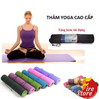 Thảm tập Yoga kèm túi đựng