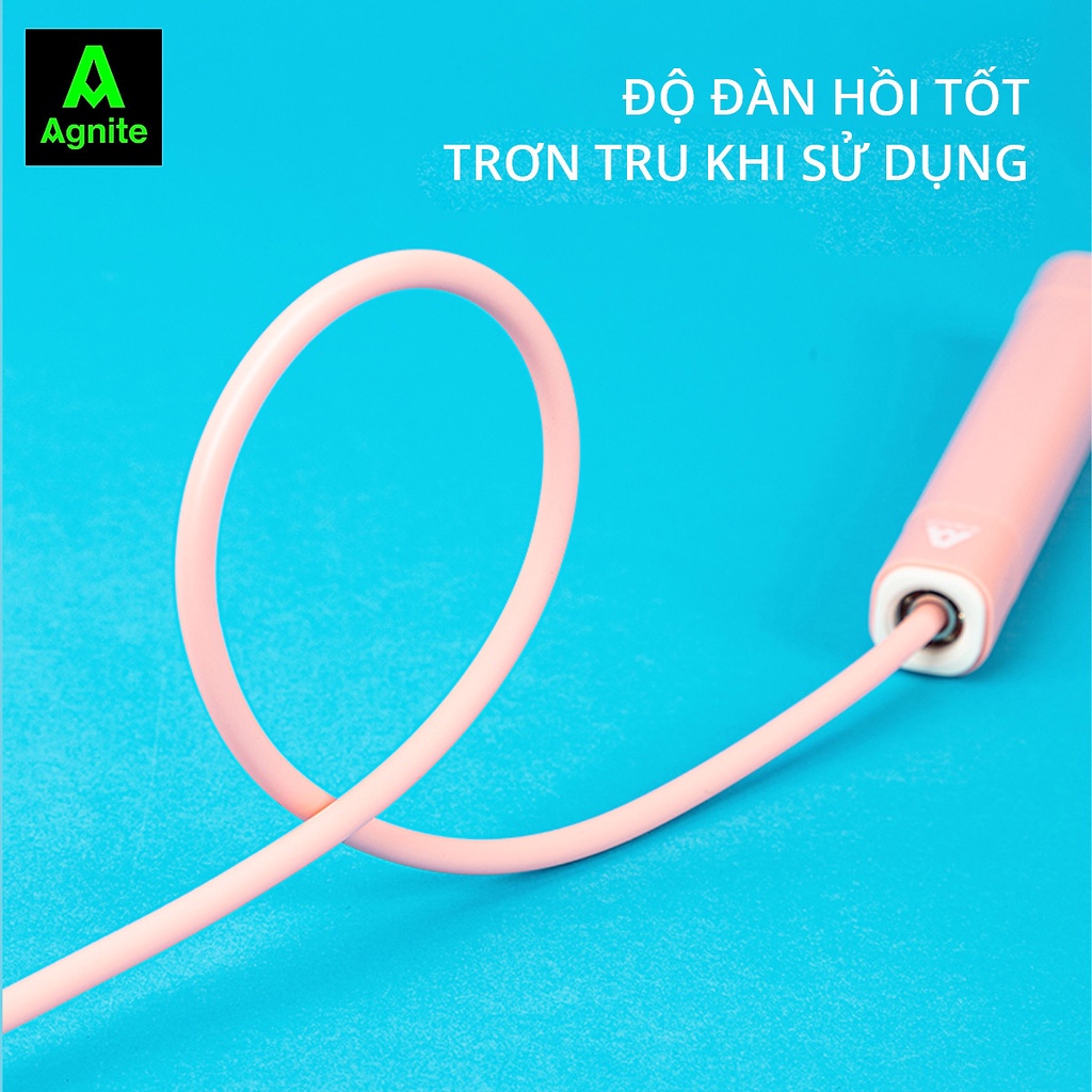 Dây Nhảy Thể Dục Thể Thao 2.8M Không Dây, Có Dây Điều Agnite 4143 - YOGA Gym, Hỗ Trợ Luyện Tập Thể Dục Tại Nhà