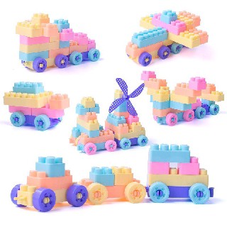 BỘ LẮP GHÉP LOGO MÀU CỰC HOT 80-100PCS CHO BÉ