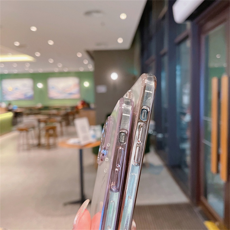 Ốp Điện Thoại TPU Mềm Trong Suốt Chống Sốc In Họa Tiết Hoa Cho iPhone 13 12 Pro Max 11 Pro Max 13pro 12pro