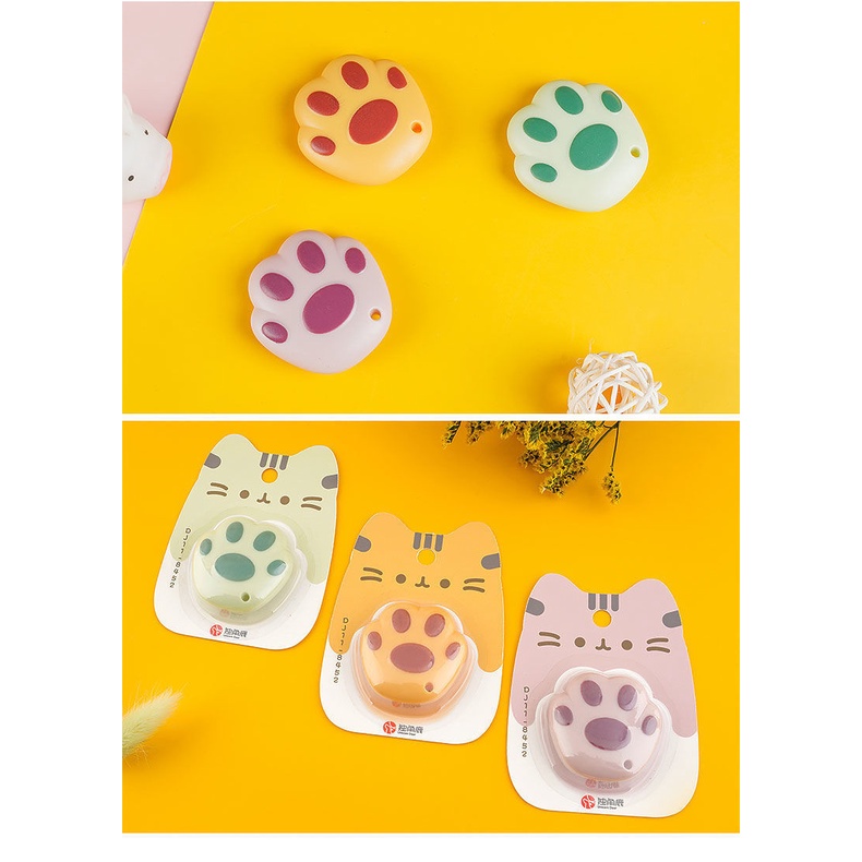 Dao rọc giấy mini hình dấu chân mèo cute Decorme dao bấm hình dễ thương tiện lợi BDC