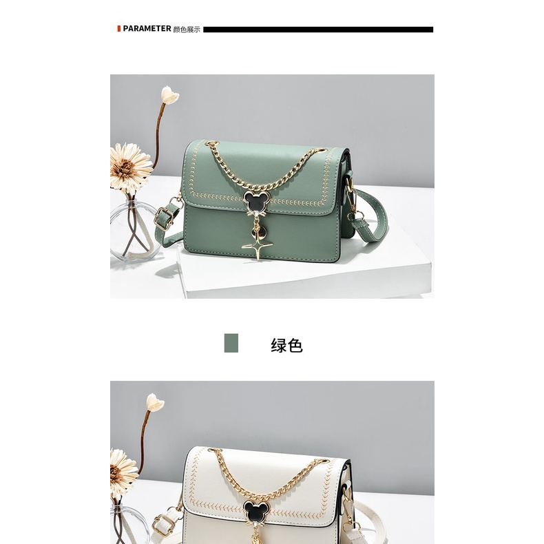 Túi Xách Da Cá Sấu Dáng Vuông Phong Cách Hàn Quốc Cho Nữ