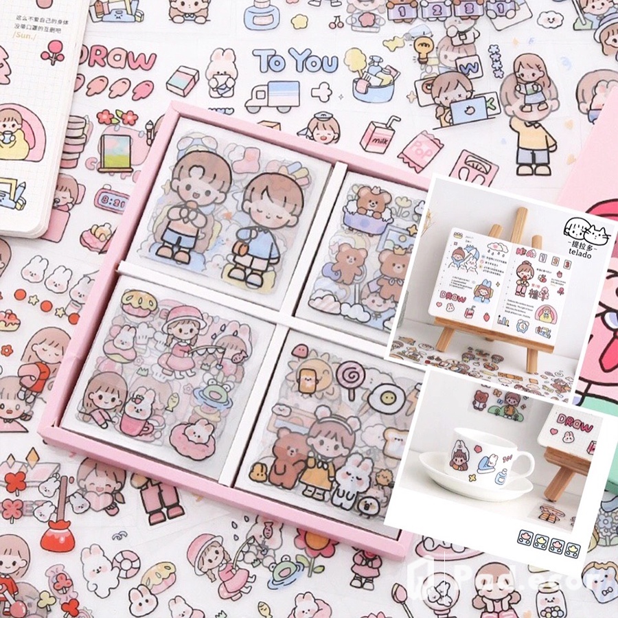 Miếng dán Sticker trang trí dễ thương