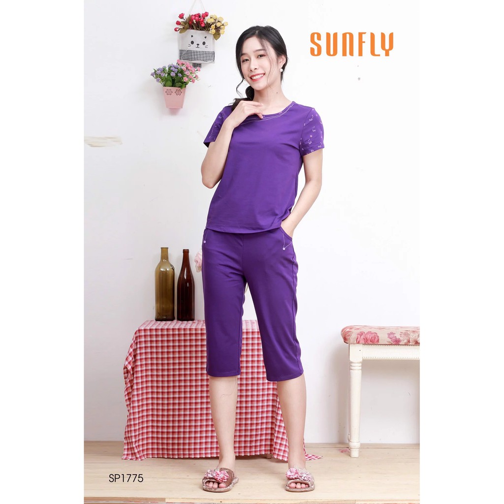 SP1775 BỘ MẶC NHÀ ÁO CỘC TAY, QUẦN LỬNG | BigBuy360 - bigbuy360.vn