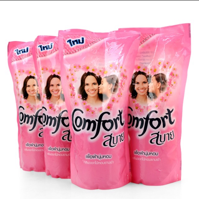 Bộ 12 túi comfor thái lan (6 xanh 6 hồng)