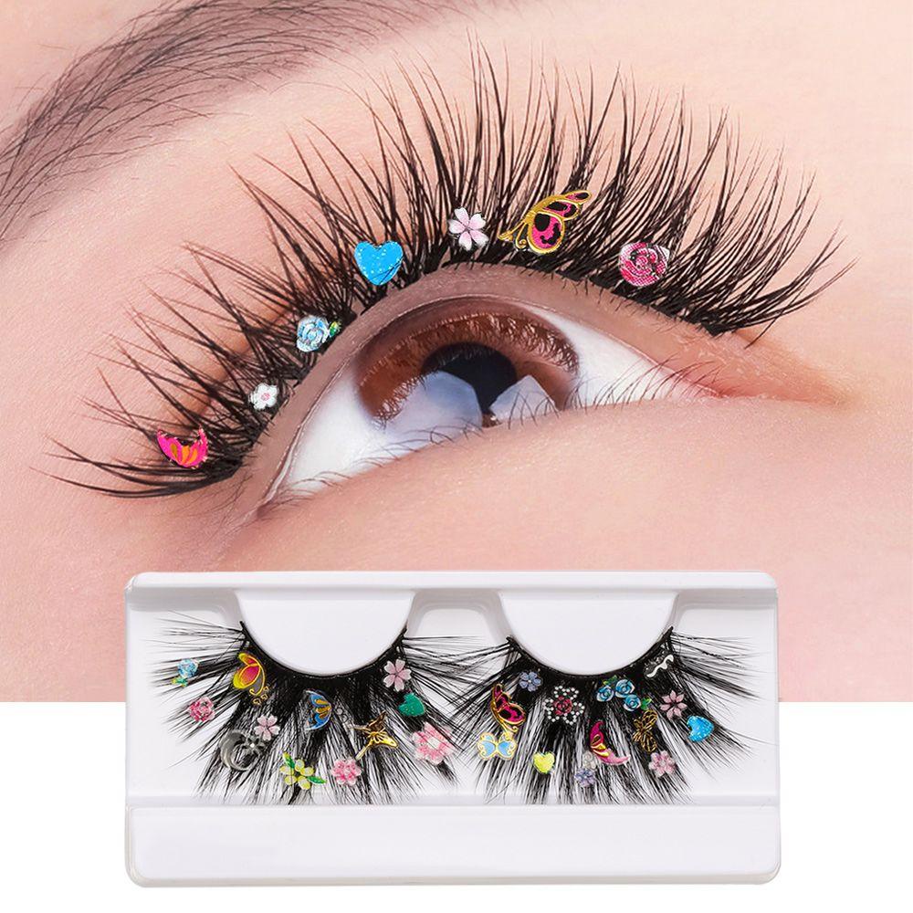 Lông Mi Giả Hóa Trang Halloween Hình Hoa Độc Đáo