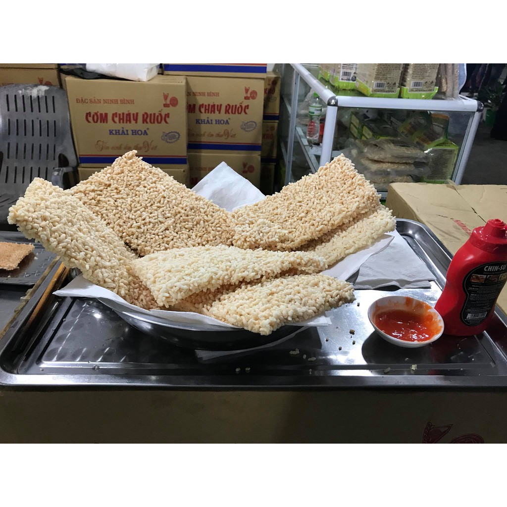 1Kg Cơm Cháy Khô Chưa Chiên, Đặc Sản Ninh Bình, Thơm Ngon, Giòn Xốp