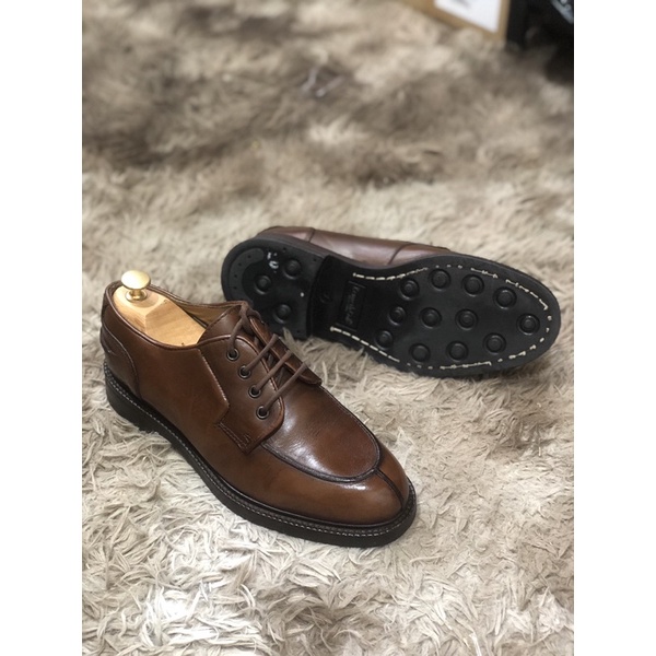 [TonaShoe] [Giày 2hand] [Size 40.5] Giày Tây Kiểu Dáng Sang Trọng Màu Nâu Đế Đúc Cao Cấp