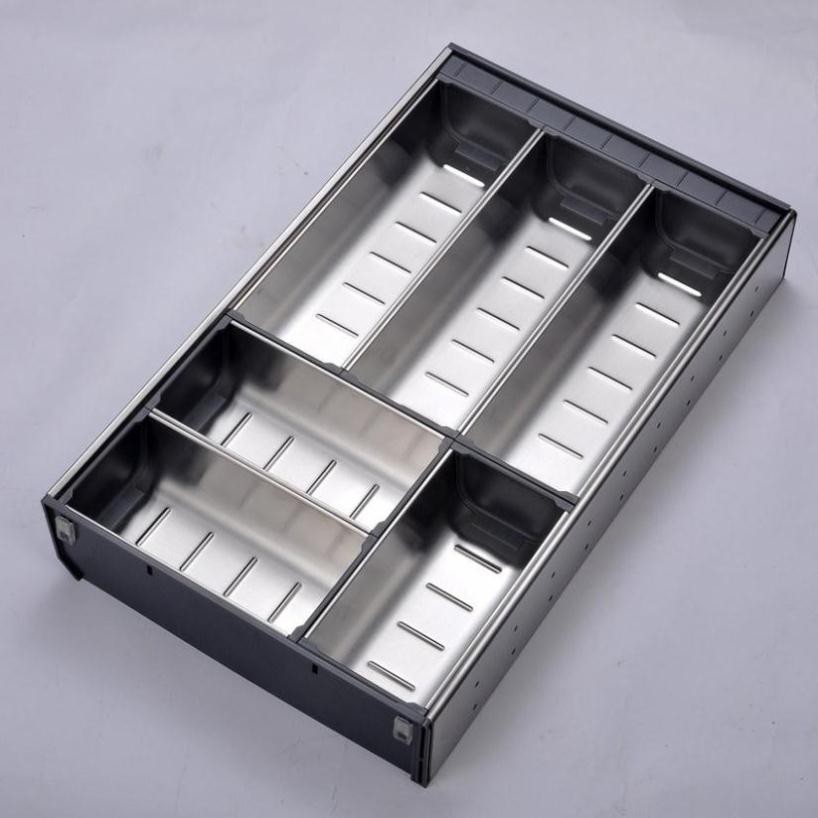 Khay chia thìa dĩa bằng Inox 304 cao cấp của Grob, hàng nhập khẩu.