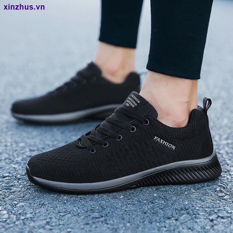 Giày thể thao thoáng khí size lớn 45 46 47 48 màu đen cho nam