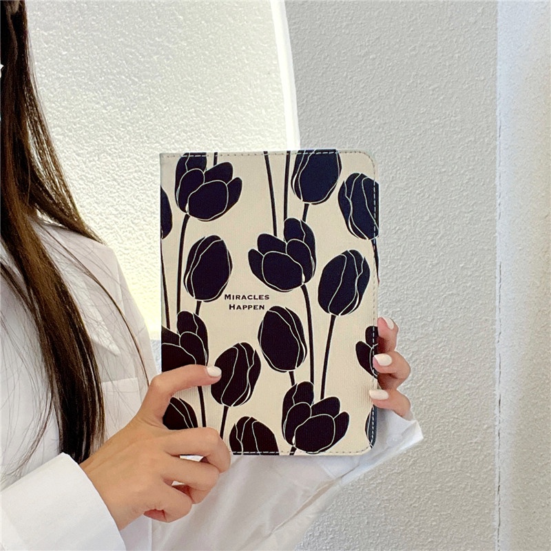 Ốp Máy Tính Bảng Da PU Có Đế Cho iPad Mini /Air 1 2/Pro 9.7/4th 5th 6th 2017 2018/7th 8th 9th Gen 2019 2020 2021