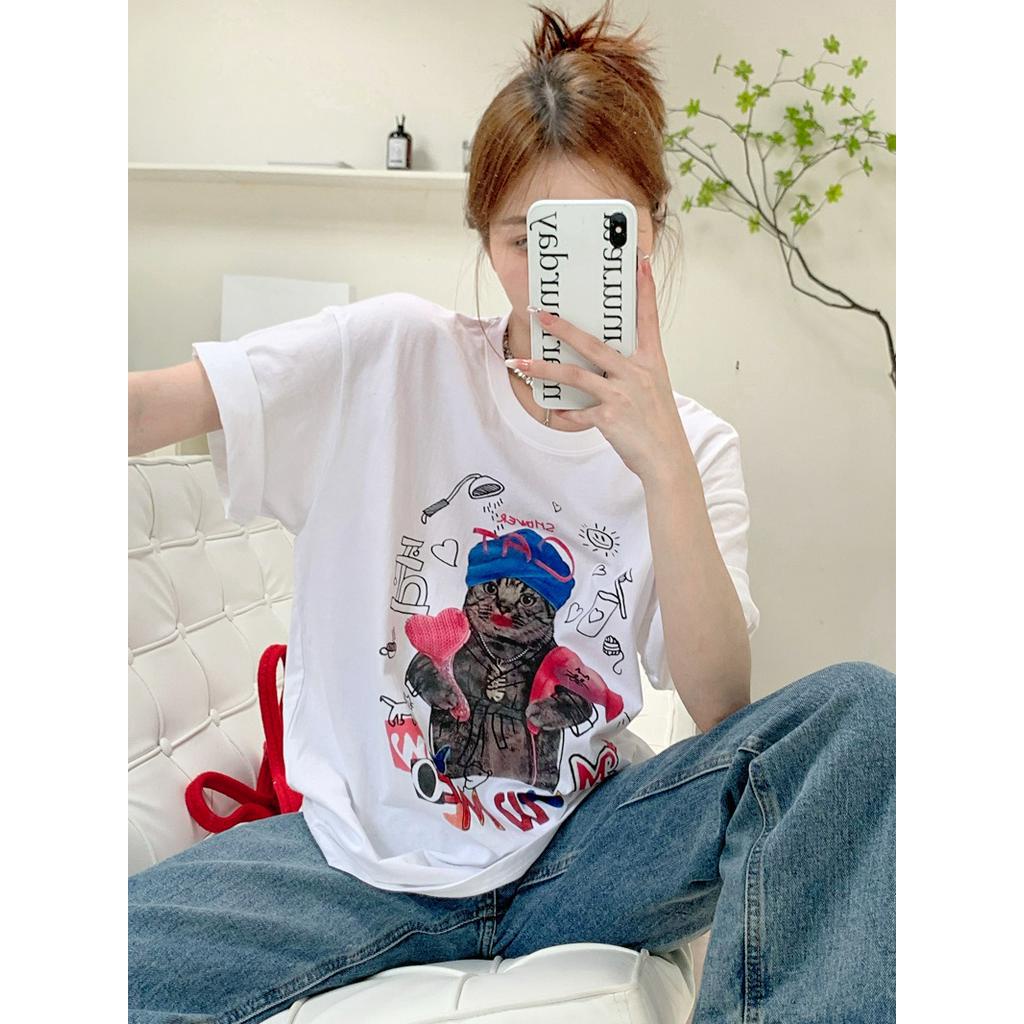 Áo Thun Cộc Tay In Chữ 63657