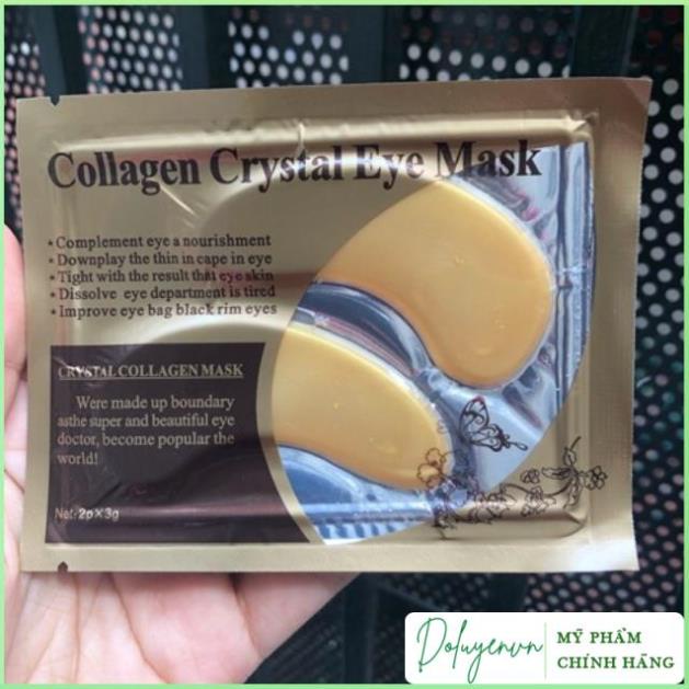 Mặt nạ mắt Crystal Collagen Gold Powder Eye Mask