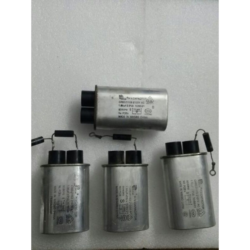 Tụ điện cao áp lò vi sóng  tháo máy, 2100V-1uF+-3% 50/60Hz