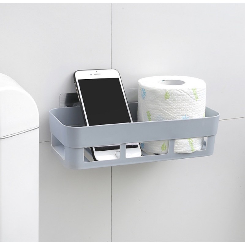 Combo 2 khau Chữ Nhật Dán Tường Để Đồ Nhà Tắm - Kệ Dán- Không khoan tường | BigBuy360 - bigbuy360.vn