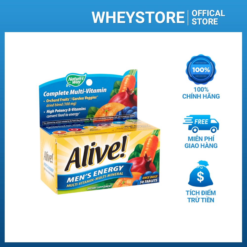 Vitamin tổng hợp dành cho nam giới ALive Men's Energy