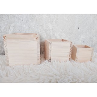 Hộp gỗ cắm hoa nhiều size 6*8*10 cm