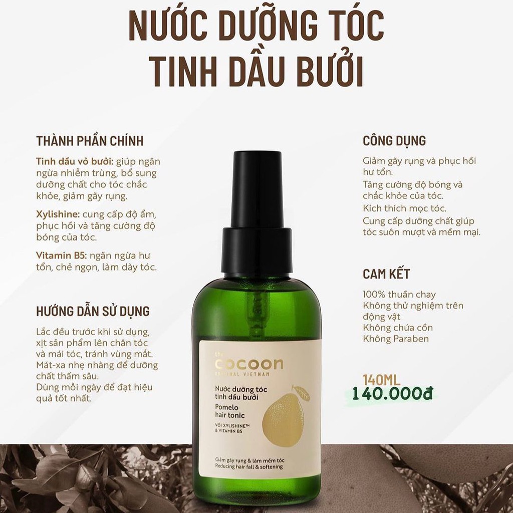 [Mã SKAMLTSM9 giảm 10% đơn 99K] Tinh dầu bưởi Cocoon