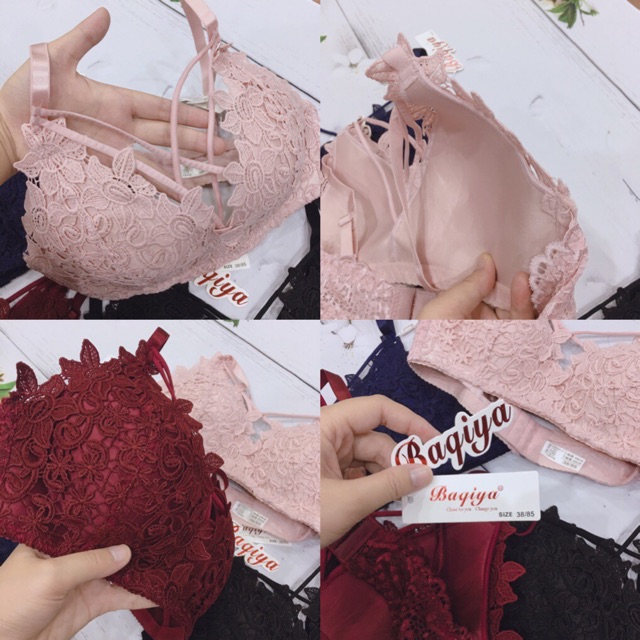 BỘ BIKINI REN SIÊU ĐẸP NỆM MỎNG KHÔNG GỌNG SIÊU SEXY | BigBuy360 - bigbuy360.vn