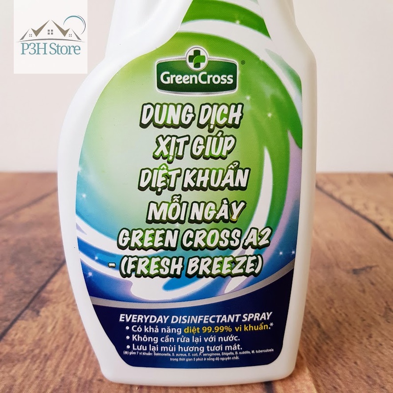 Dung Dịch Xịt Diệt Khuẩn Green Cross A2