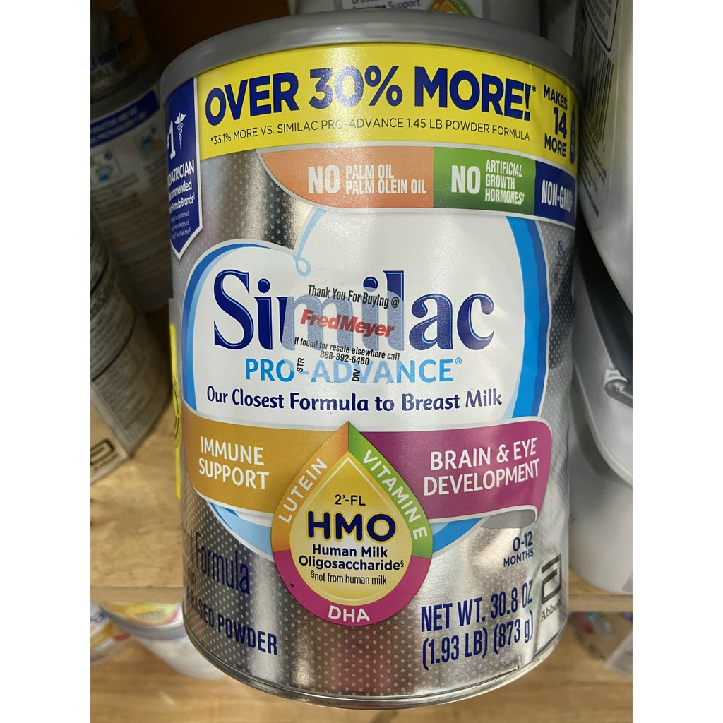 (Date 2021) Sữa Similac Pro Advance 873g