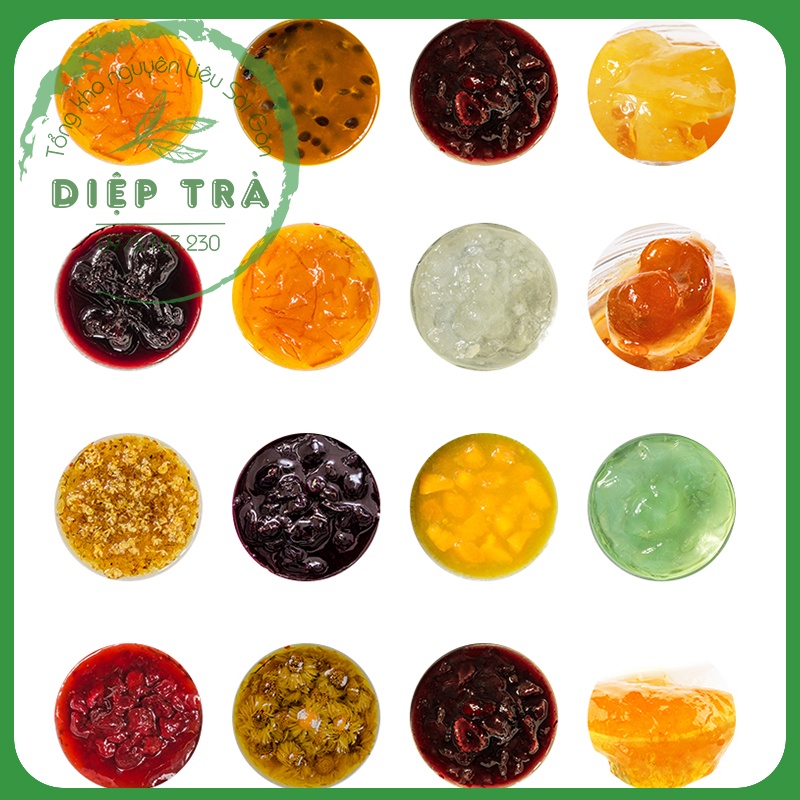 Mứt Chanh Leo FreshJuice Nắp Đồng 1.2kg Chanh Leo / Bưởi Mật Ong / Cúc Họa Mi / Quế Hoa / Mơ Xanh