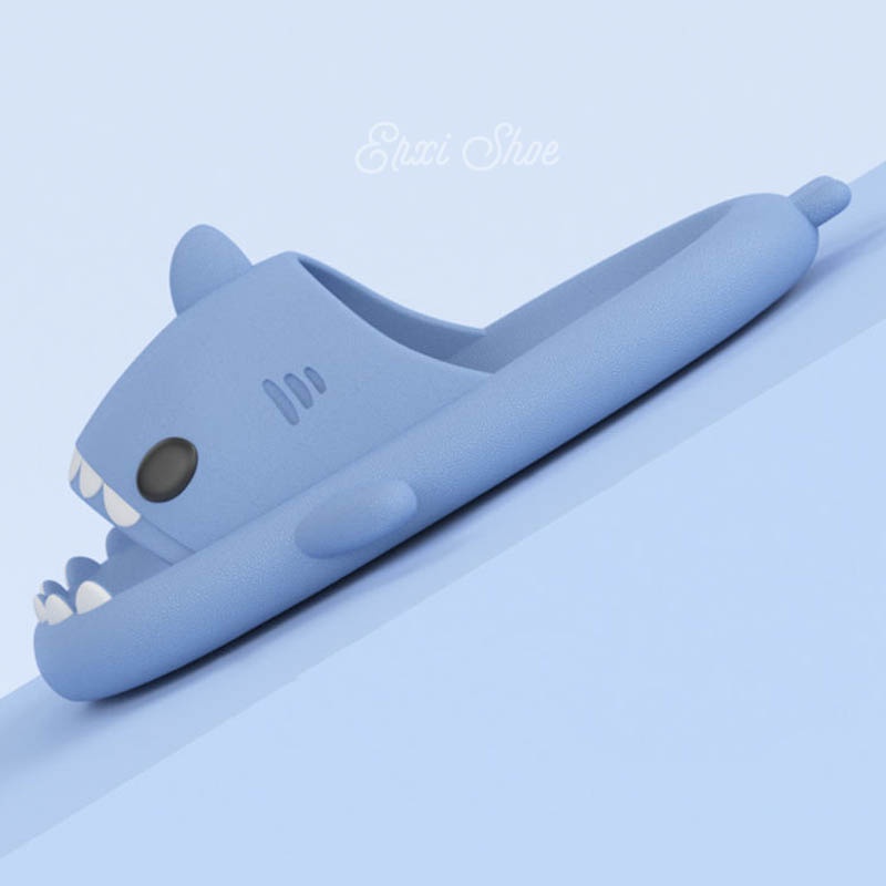 【Phong Cách Người Lớn】dép cá mập Cửa Hàng Dép Đế Dày Phẳng Nam Nữ Mang Trong Nhà